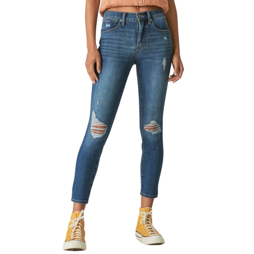 Lucky Brand High Rise Bridgette Skinny Jeans Size 00
